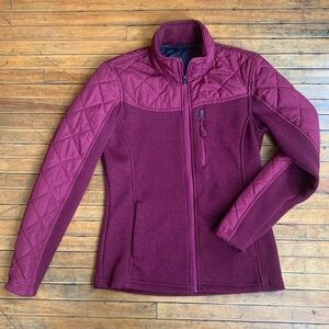 Swiss Tech Excellent Condition Berry Burgundy Light Jacket